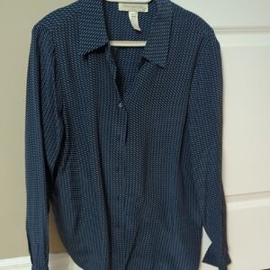 Jones New York 100% Silk 16W Blouse